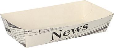 Immagine prodotto Papstar Vaschette per patatine fritte "Carta da giornale (50 x)