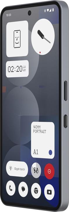 Actual product image Nothing Phone (3a) Pro (256 GB, Silver, 6.77", Dual SIM, 50 Mpx, 5G)
