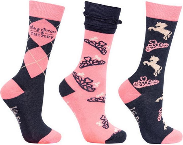 Produktbild Hy Equestrian The Princess And The Pony Socken (3Erpack) (3er Pack, 152)