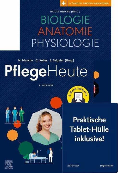 Image du produit Set Pflege Heute 8. A + eBook und BAP 10.A. + e-Book mit Tabletcase (Allemand, Nicole Menche, Elsevier GmbH, 2023)
