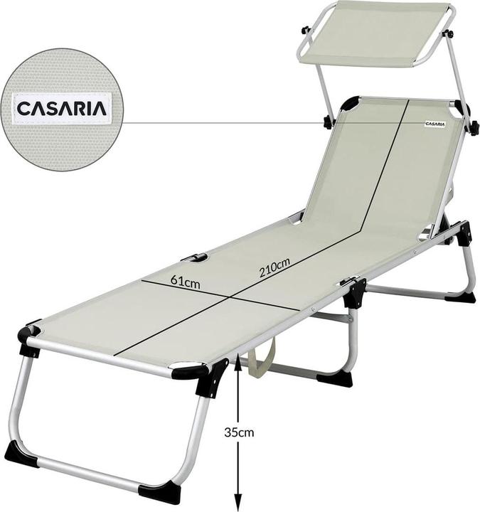 Immagine prodotto Casaria Lettino solare (210 cm)
