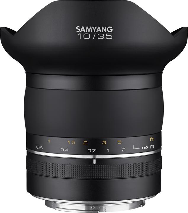 Actual product image Samyang XP 10mm f/3.5 Canon EF (Canon EF, APS-C / DX, full size)