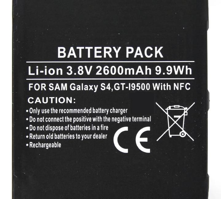 Actual product image AGI 21737 - Battery - Samsung - GALAXY S4 VE LTE - Black - Lithium-Ion (Li-Ion) - 260