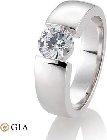 Produktbild Breuning Ring Spann 0,80-1,50 ct. (49, 750/18 K Gold)