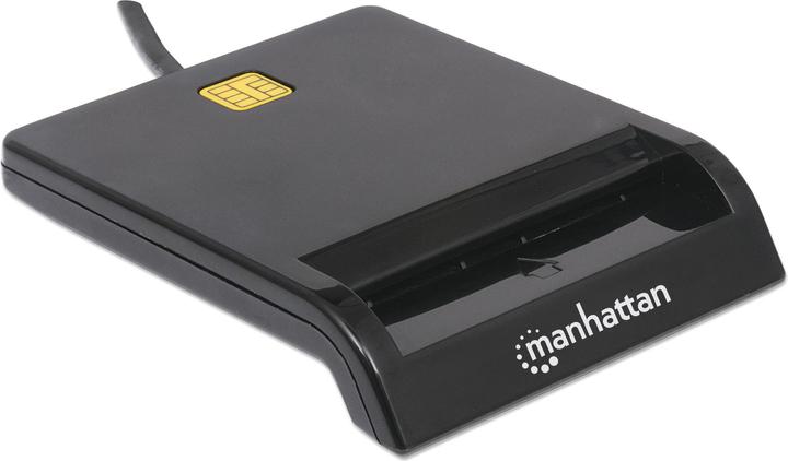 Productafbeelding Manhattan USB-A aansluiting, chipkaartlezer, extern (USB 2.0)