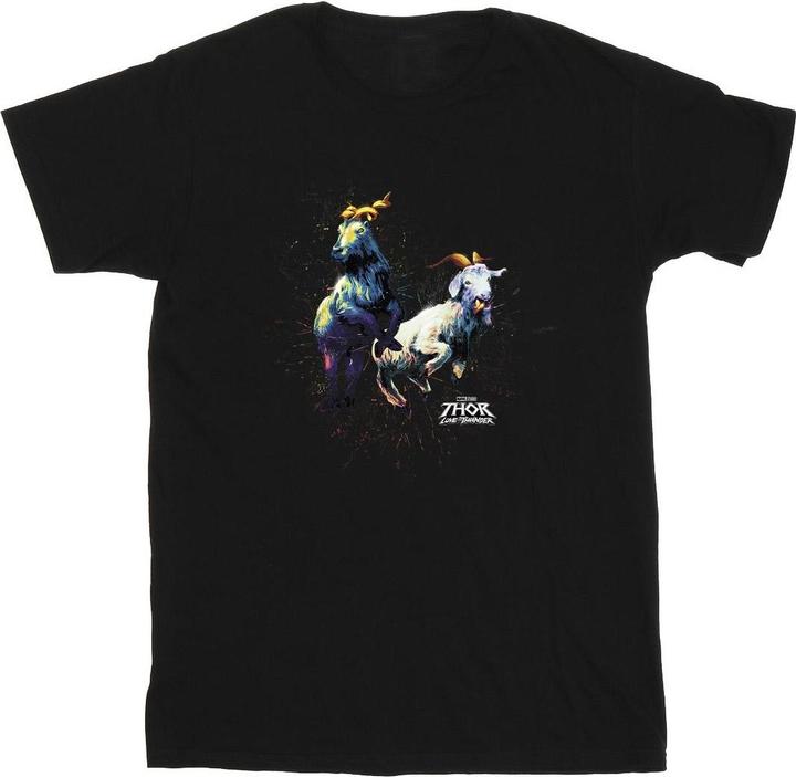 Image du produit - T-shirt THOR LOVE AND THUNDER TOOTHGNASHER FLAMES - Homme (L)