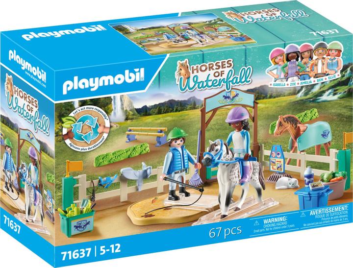 Immagine prodotto Playmobil Maneggio moderno (71637, Cavalli Playmobil della cascata)