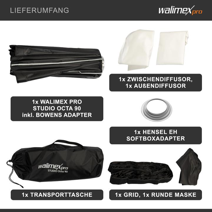 Produktbild Walimex pro Studio Octa 90 Hensel EH (Softbox, 90 cm)