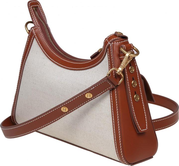 Produktbild Balmain b-buzz hobo bag in canvas and leather
