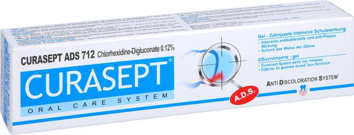 Image du produit Curasept Dentifrice ADS 712 0,12 %. (75 ml)