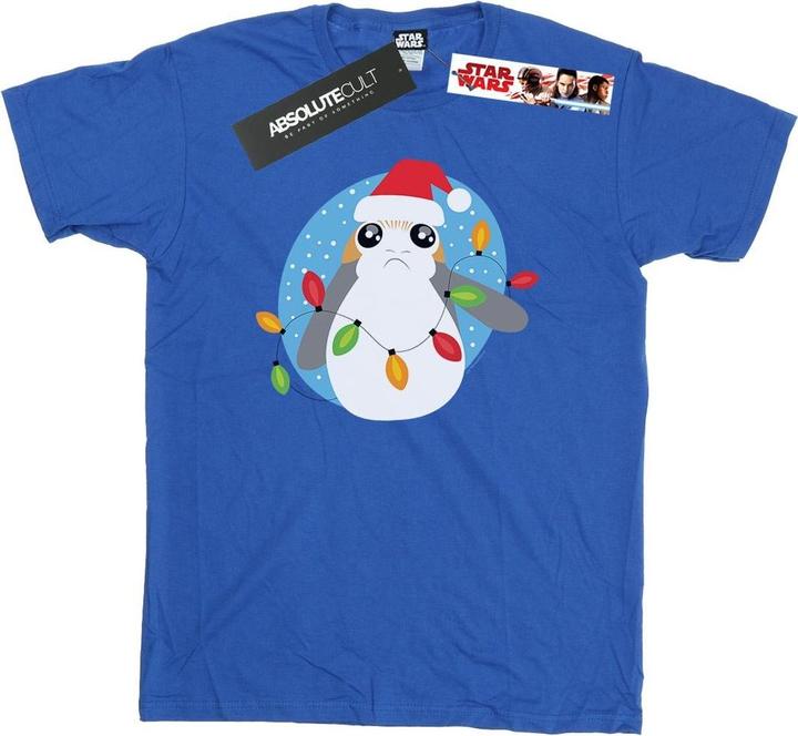 Image du produit Star Wars - T-shirt THE LAST JEDI PORG CHRISTMAS LIGHTS - Homme (S)