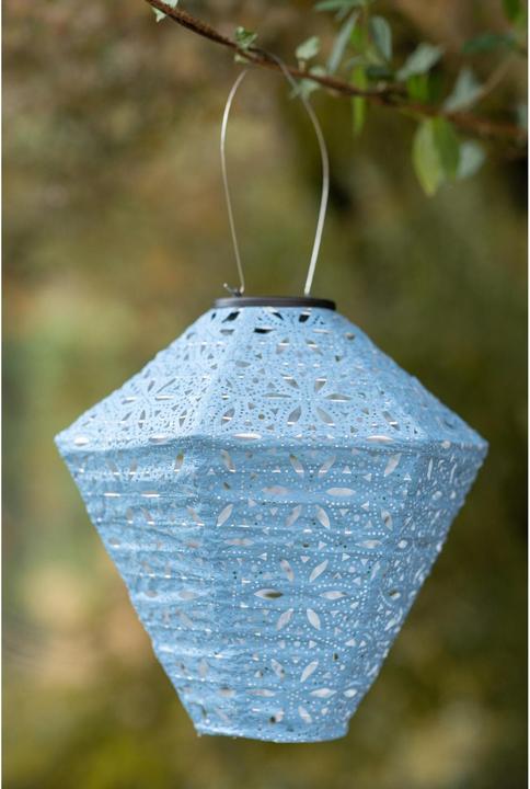 Immagine prodotto Cocon Lampion LED Solar Diamond, blu (0.44 m)