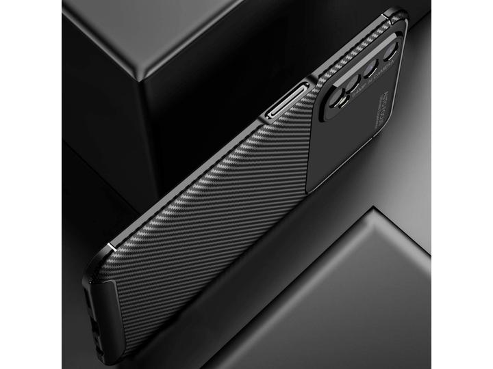 Actual product image Screenguard Realme 7 Cover Carbon Design TPU Case (Realme 7)