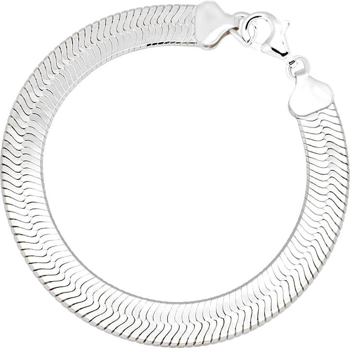 Actual product image Candy Herringbone XL bracelet, 925 sterling silver (19 cm, 925 Sterling silver, 925 sterling silver)