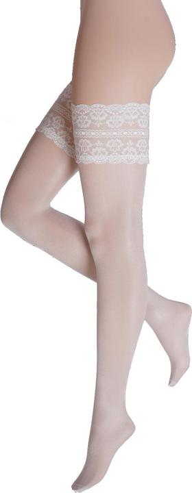Image du produit Levee Satin Sheers Bas jarretières, couleur 128 champagner, taille 52-54 (20 DEN, 52 - 54)