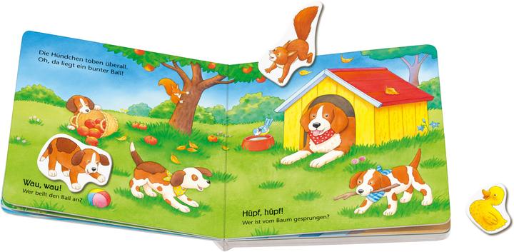Produktbild Ravensburger Mein erstes Magnetbuch: Wer gehört zu wem? Tierkinder - Magnet-Spielbuch ab 12 Monaten, Kinderbuch (Deutsch)