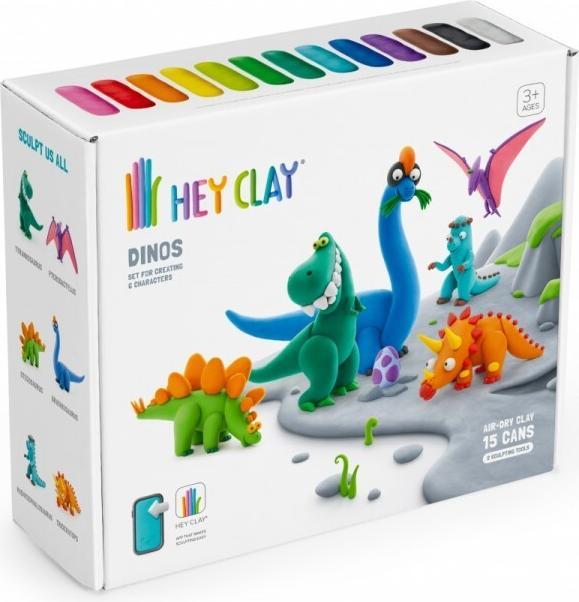 Image du produit Hey Clay Dinosaur Set 15 pack de 15 boîtes 15016CEE15