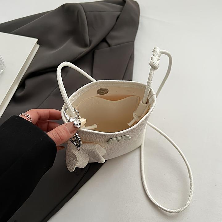 Actual product image Only-Bags.Store Cute mini cross-body bag, elephant mobile bag, fashion bucket shoulder bag