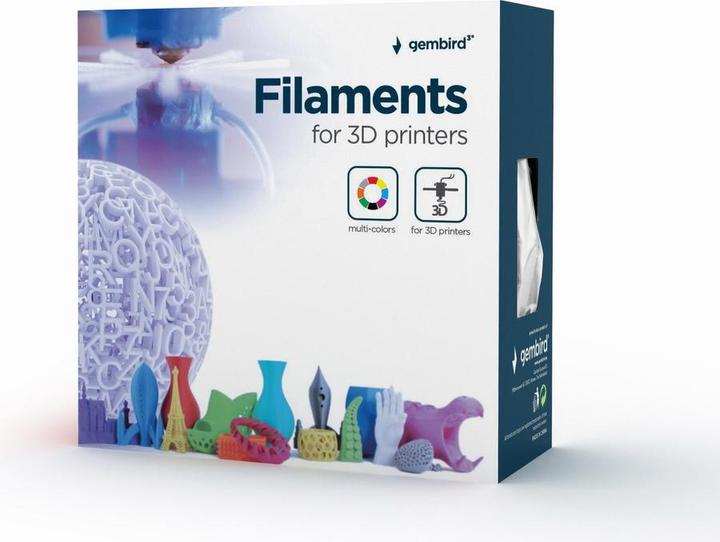 Immagine prodotto Gembird Cassetta di filamento PLA a bobina stretta (PLA, 1.75 mm, 1000 g, Viola)