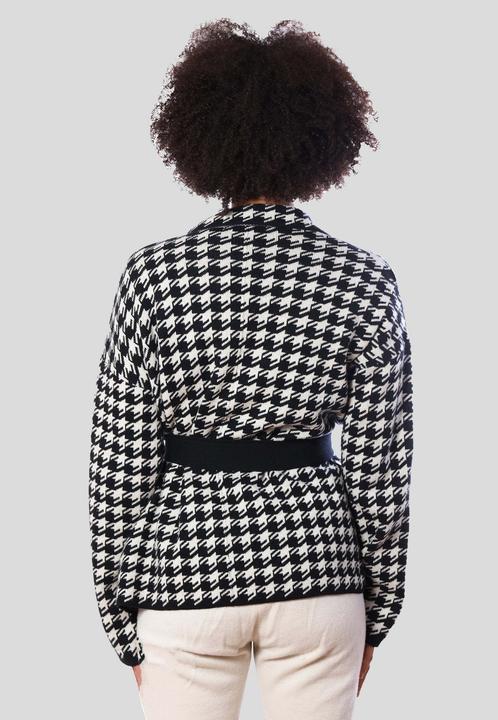 Immagine prodotto Bellemere Cardigan Two-Tone Cashmere-Merino Houndstooth (S)