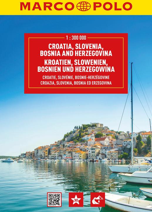 Produktbild Reiseatlas Kroatien, Slowenien, Bosnien und Herzegowina 1:300.000