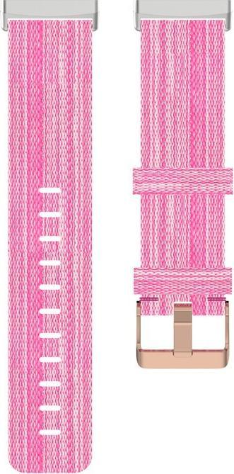 Image du produit Cover-Discount Fitbit Versa / Sense - Bracelet en nylon rose (Nylon)