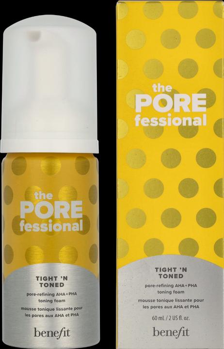 Actual product image BeneFit Cosmetics The POREfessional Tight 'N Toned Pore-Refining AHA + PHA Toning Foam (Tonic water, 60 ml)