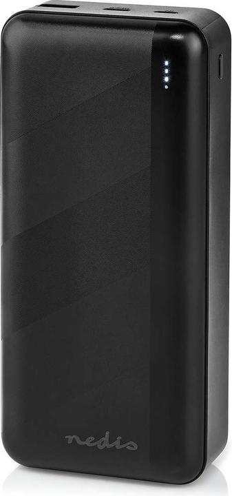Nedis powerbank | 32000 mAh | 2.4 / 3.0 / 3.25 A | Anzahl der Ausgänge: 2 | Ausgangsanschluss: 1x US (32000 mAh, 65 W, 65 Wh)