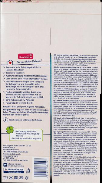 Produktbild dm Profissimo Bodentuch aus Mikrofeinfaser