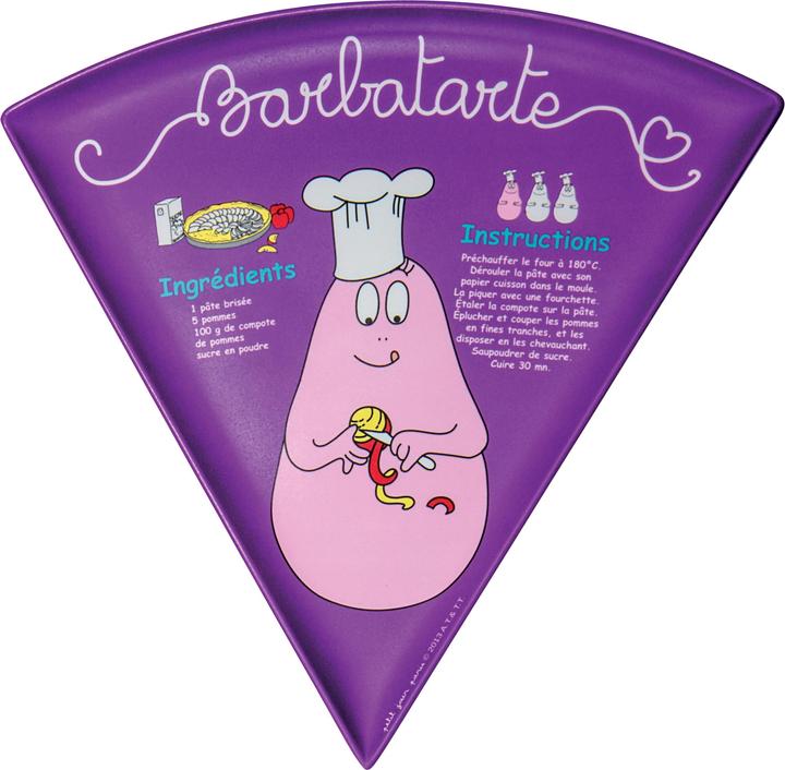 Actual product image Petit Jour Paris Barbapapa-shaped children's plate petit jour barbatarte