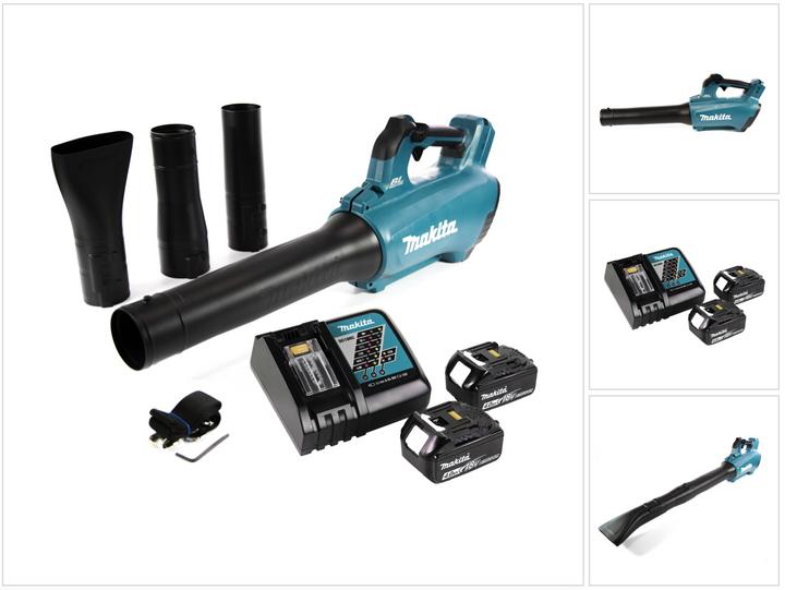 Produktbild Makita DUB 184 RM Akku Gebläse 18 V Brushless + 2x Akku 4,0 Ah + Ladegerät (Akkubetrieb, Laubbläser)