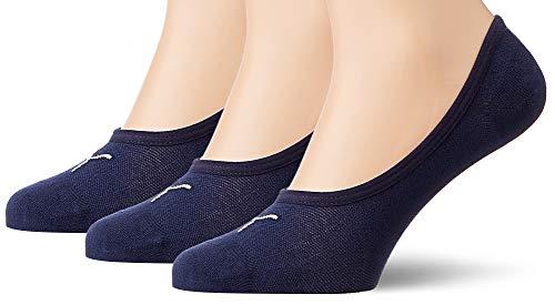 Actual product image Puma Unisex Footie Sock, Navy, 43/46 (3-pack) (43, 46)