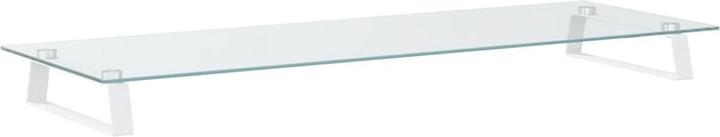 Image du produit VidaXL Support d'écran Blanc 100x35x8 cm verre trempé et
