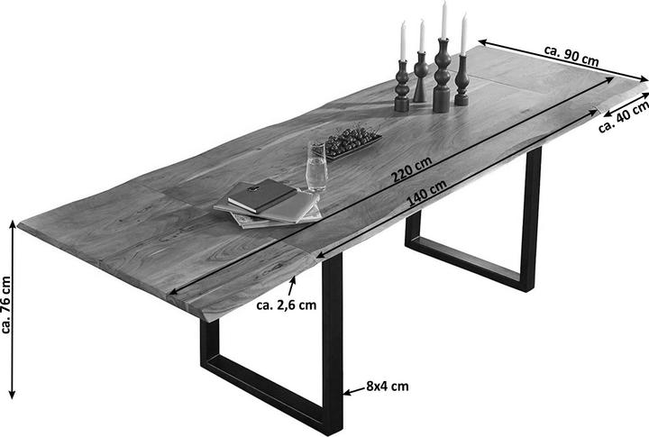Immagine prodotto SAM Adina (140 x 90 x 76 cm)