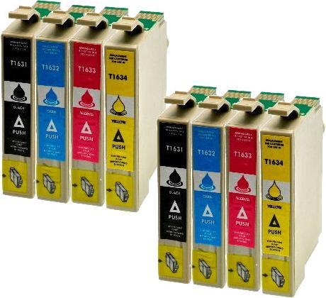 Immagine prodotto Hermex Cartucce d'inchiostro di ricambio Epson WorkForce WF-2630 WF compatibili (M, Y, C, FC)