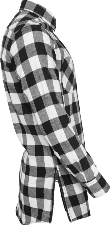 Actual product image Urban Classics Side-Zip Long Checked Flanell Shirt (S)