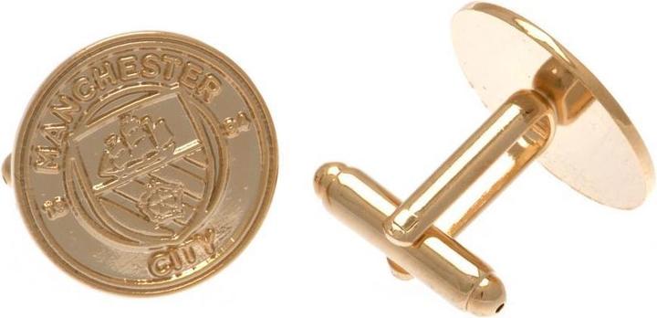 Manchester City FC Manschettenknöpfe Wappen (100% Gold)
