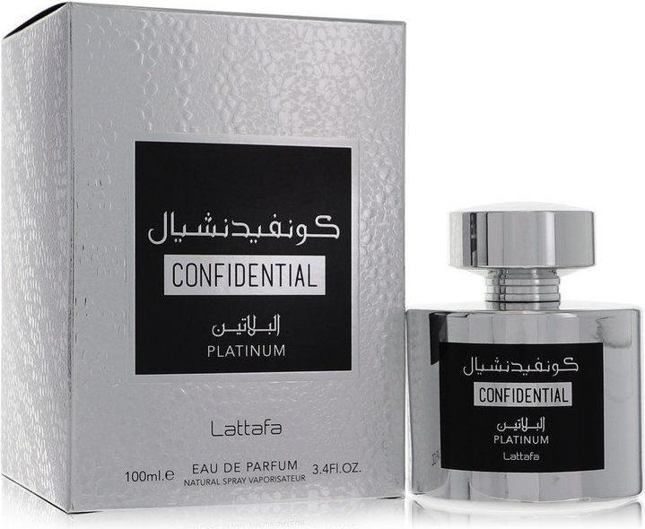 Produktbild Lattafa Perfumes Confidential Platinum (Eau de Parfum, 100 ml)