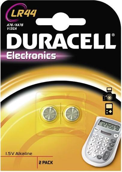 Productafbeelding Duracell Elektronica (2 Pcs., LR44, 105 mAh)
