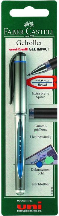 Produktbild Faber-Castell Faber.C.Gelroller UB Gel Impact blau BK 146896 (Blau, 1 x)
