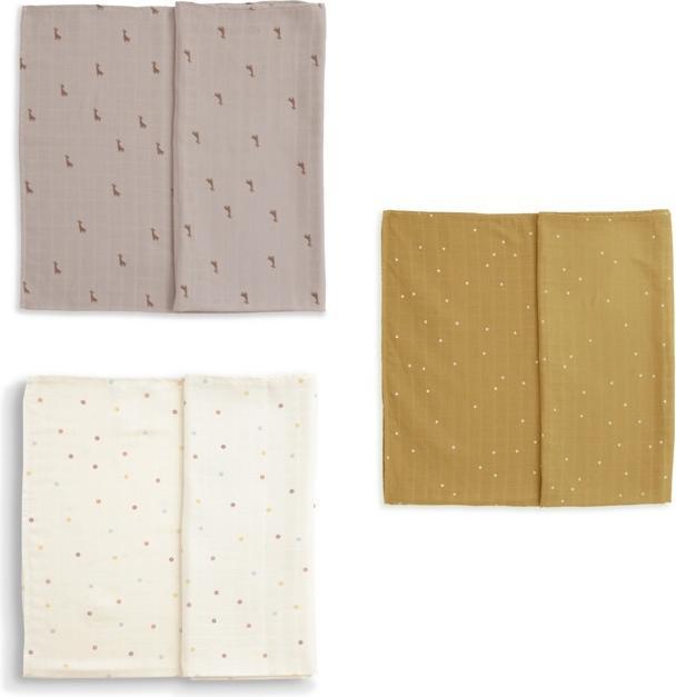Gloop! Musselin 100x100 cm 4er Pack (100 cm, 100 cm)