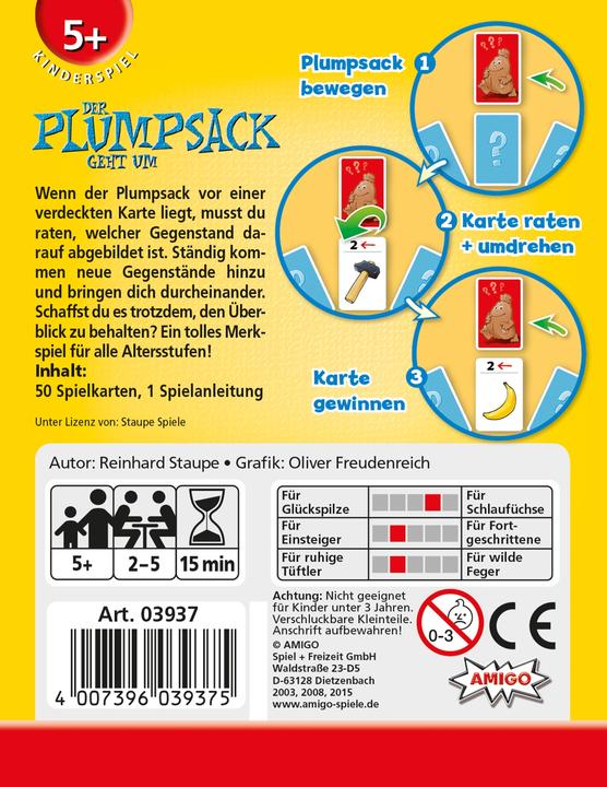 Actual product image Amigo Der Plumpsack geht um (German)