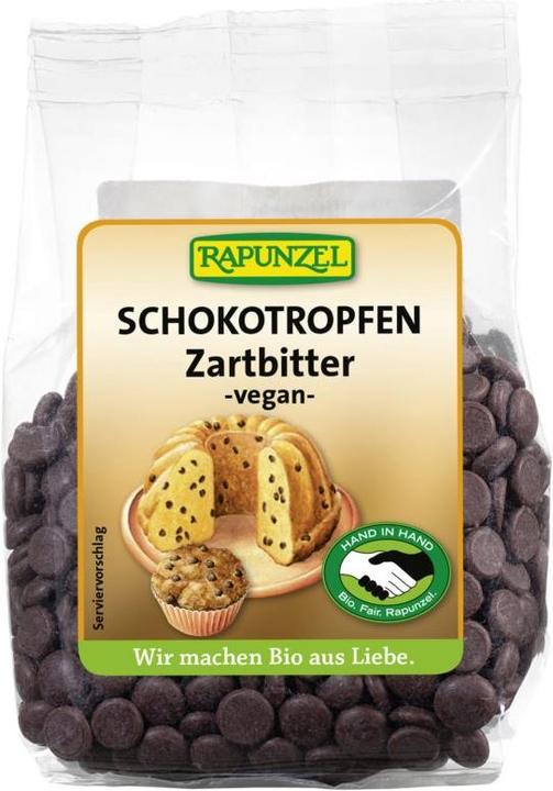 Produktbild Rapunzel Schokotropfen Zartbitter Bio (100 g)