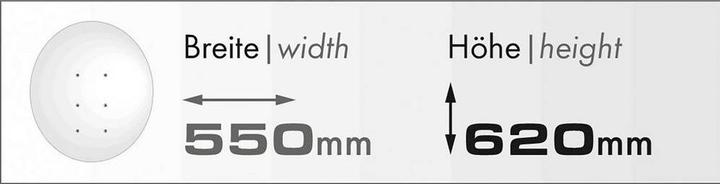 Produktbild Schwaiger SAT Anlage 60 cm 2 Teilnehmer Twin-LNB Ziegel-Rot (Parabolantenne, DVB-S / -S2)