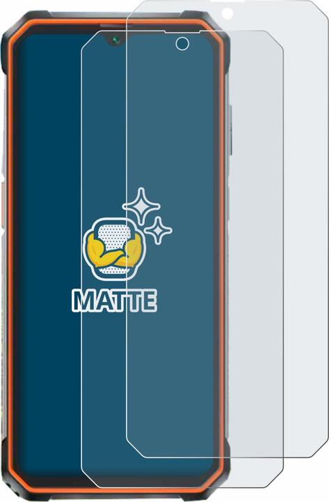 Actual product image BROTECT Anti-glare screen protector matt (2 Piece, Blackview BV9200)