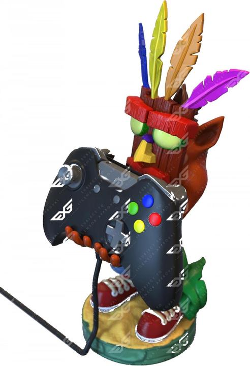 Actual product image Exquisite Gaming Crash Bandicoot: Crash Aku Cable Guy (PC, Mac, Xbox Series X, Xbox One S, Xbox 360, PS4, PS5, Switch)