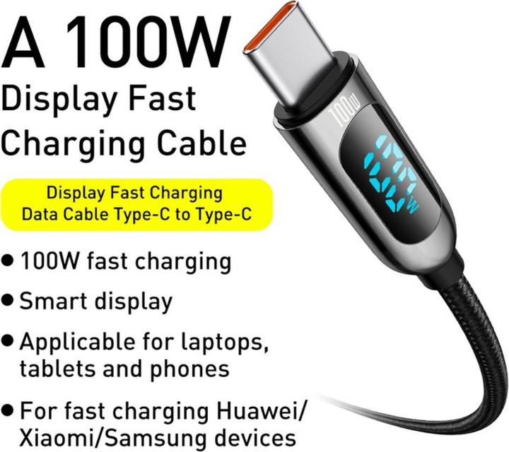 Actual product image Baseus C – C (1 m, USB 2.0)