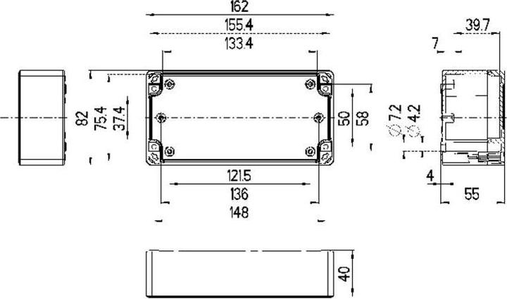 Actual product image Spelsberg TG Plastic housing IP67 (Housing)