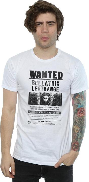 Image du produit Mens Bellatrix Lestrange Wanted Poster Cotton T-Shirt (XXL)