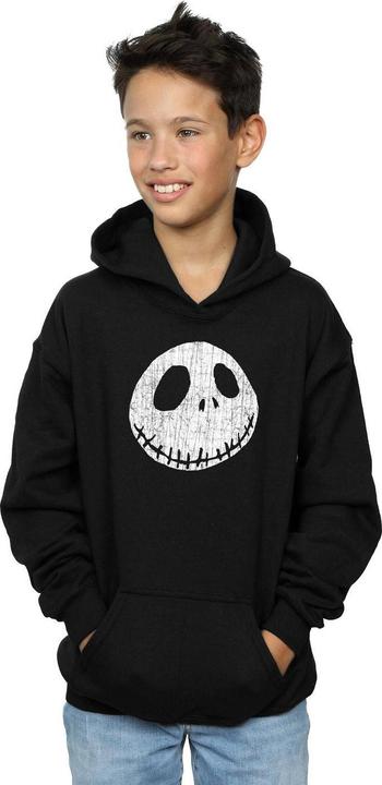 Produktbild Disney Nightmare Before Christmas Jack Cracked Face Kapuzenpullover Jungen (140, 146)